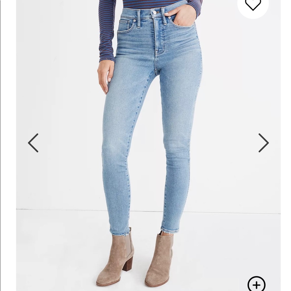 Madewell 10” High Rise Jeans Hamden Wash